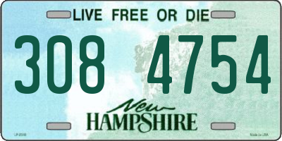 NH license plate 3084754
