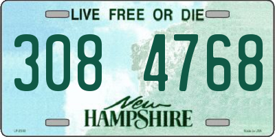 NH license plate 3084768