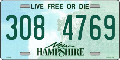 NH license plate 3084769