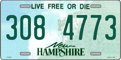 NH license plate 3084773