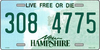 NH license plate 3084775