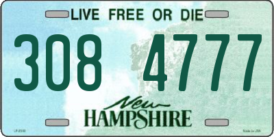 NH license plate 3084777