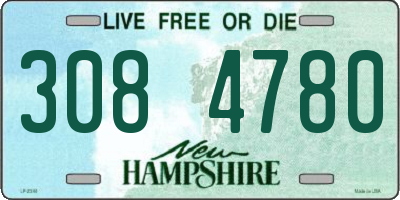 NH license plate 3084780