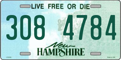 NH license plate 3084784