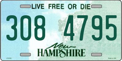 NH license plate 3084795