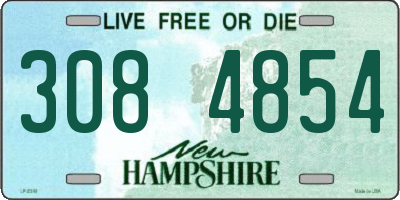 NH license plate 3084854