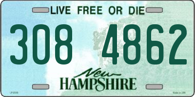 NH license plate 3084862