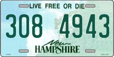 NH license plate 3084943