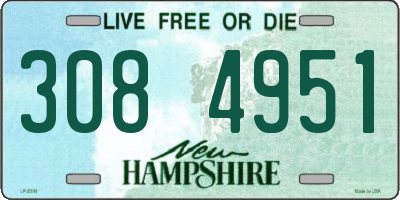 NH license plate 3084951