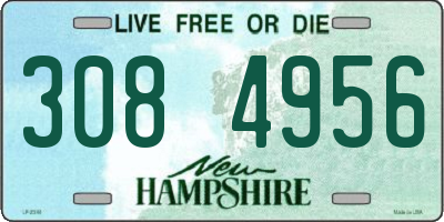 NH license plate 3084956