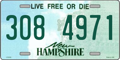 NH license plate 3084971