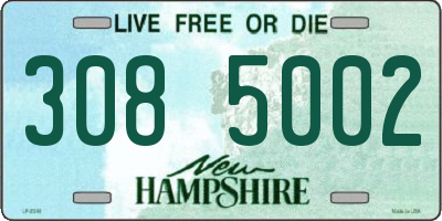 NH license plate 3085002