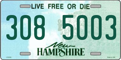 NH license plate 3085003