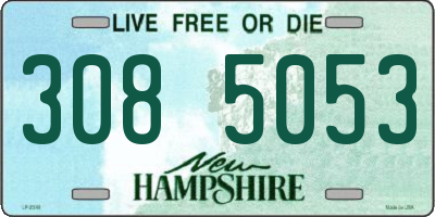 NH license plate 3085053