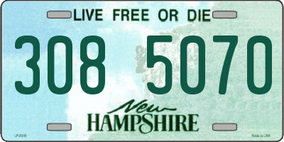 NH license plate 3085070