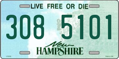 NH license plate 3085101