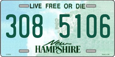 NH license plate 3085106