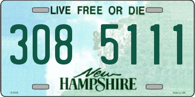 NH license plate 3085111