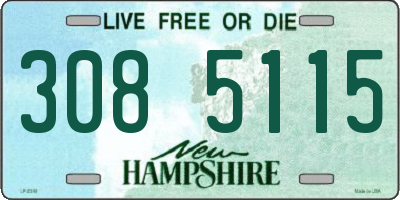 NH license plate 3085115