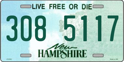 NH license plate 3085117