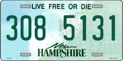 NH license plate 3085131