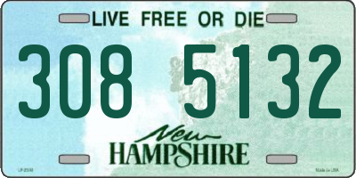 NH license plate 3085132