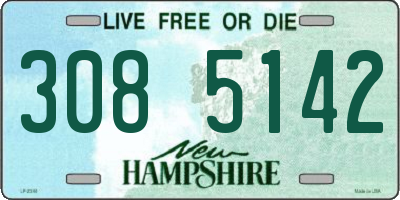 NH license plate 3085142