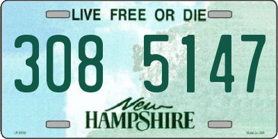 NH license plate 3085147