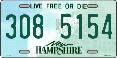 NH license plate 3085154