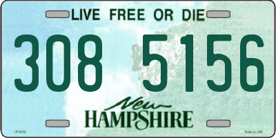 NH license plate 3085156