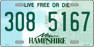 NH license plate 3085167