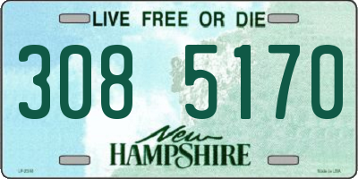 NH license plate 3085170