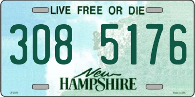 NH license plate 3085176