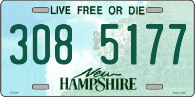 NH license plate 3085177