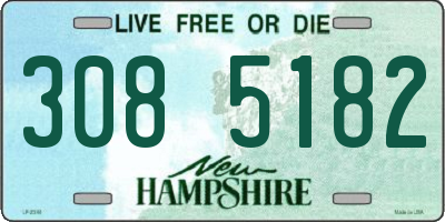 NH license plate 3085182