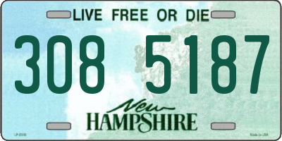 NH license plate 3085187