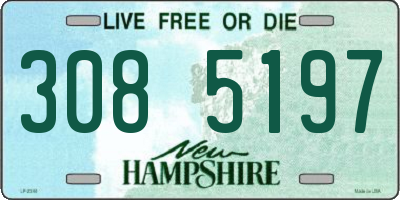 NH license plate 3085197