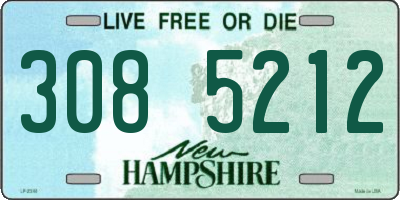 NH license plate 3085212