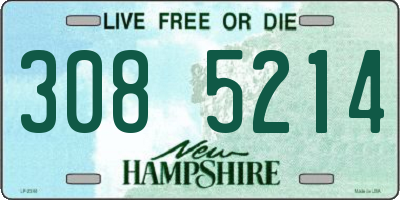 NH license plate 3085214