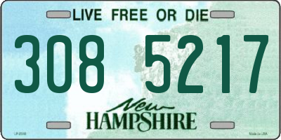 NH license plate 3085217