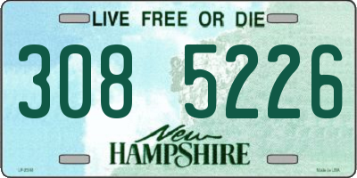 NH license plate 3085226