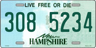 NH license plate 3085234