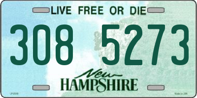 NH license plate 3085273