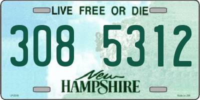 NH license plate 3085312