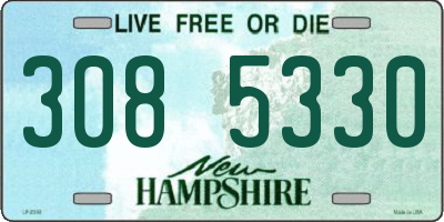 NH license plate 3085330