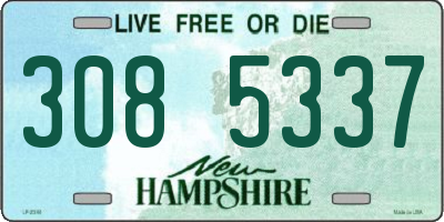 NH license plate 3085337