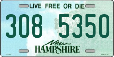 NH license plate 3085350