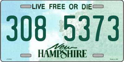 NH license plate 3085373