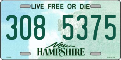 NH license plate 3085375