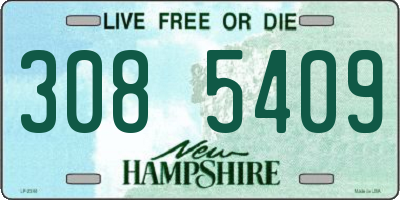 NH license plate 3085409